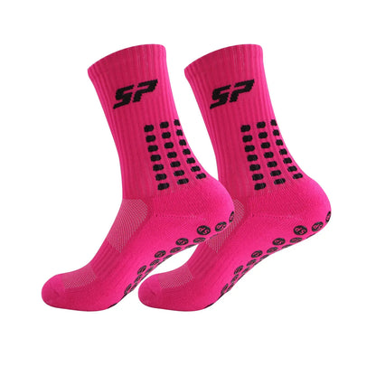 1 Pair SP anti Slip Sports Socks Grip Socks Football Yoga Socks