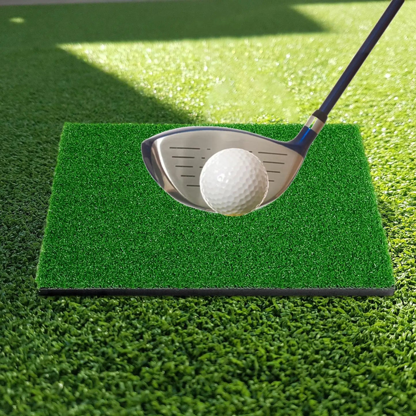 Golf Game Mat Golf Hitting Mats Golf Chipping Mat 8X12In Pad Carpet Golf Training Equipment Golf Practice Mat Office Games